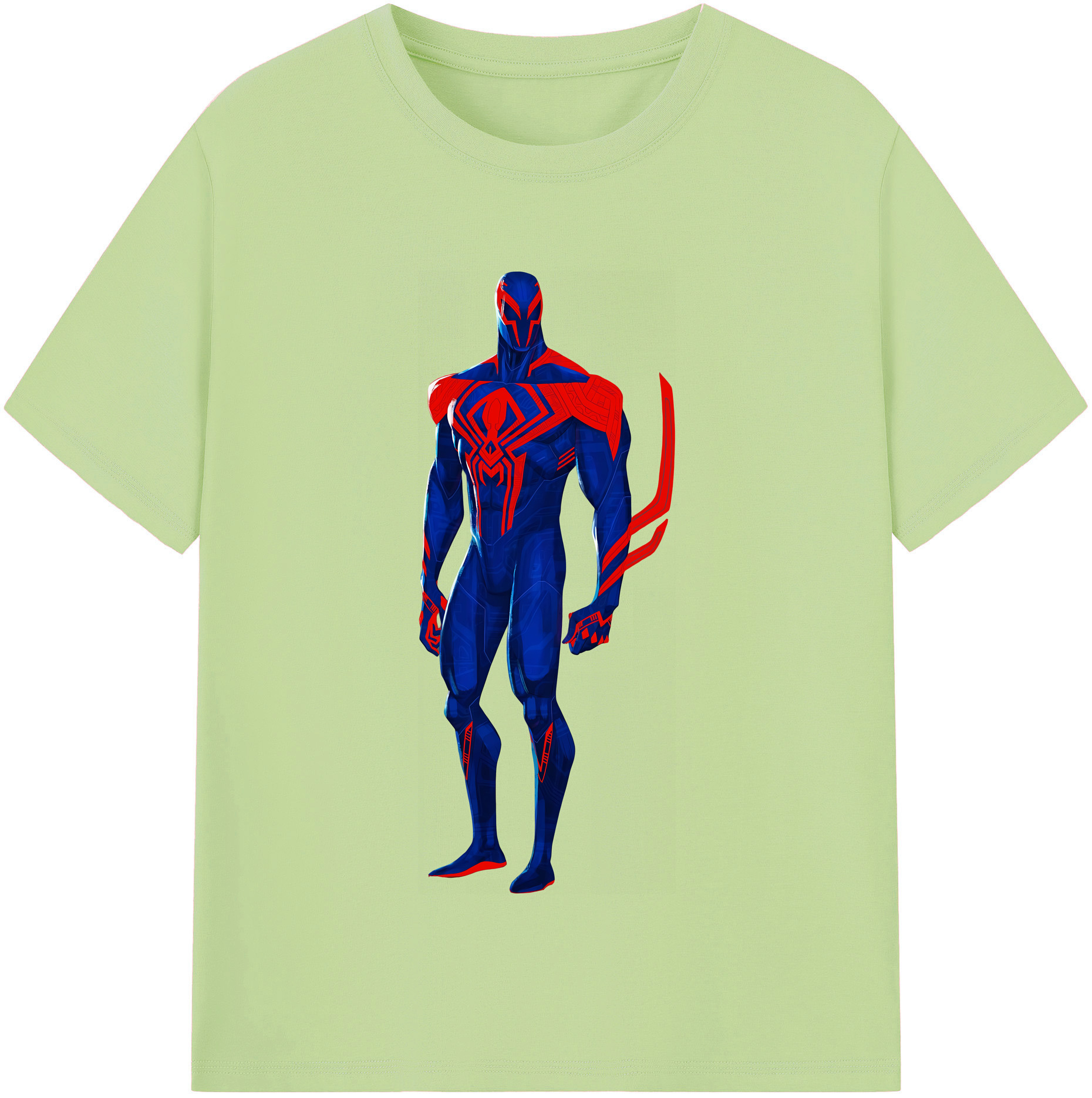 （画像用） Spider Man スパイダーマン 綿100％半袖Tシャツ（フロントプリント）